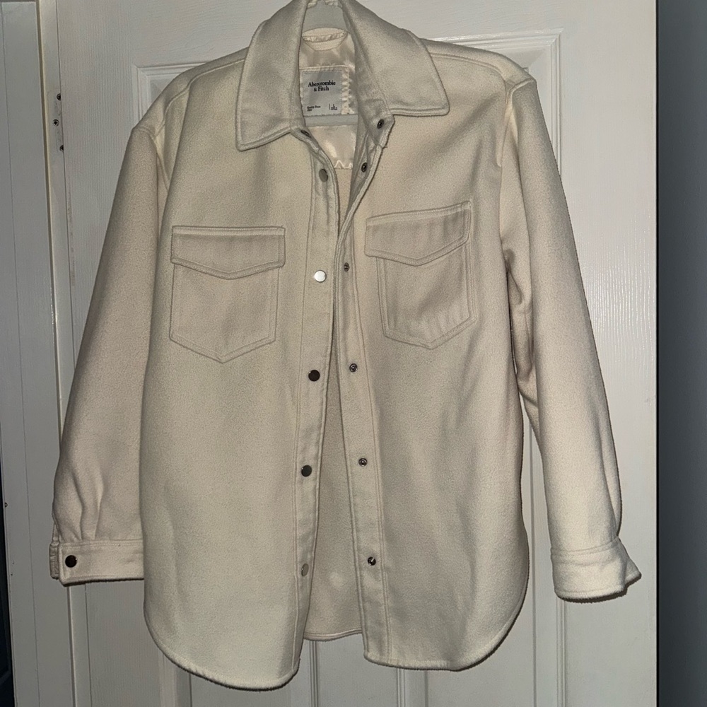 Oversized shirt jacket